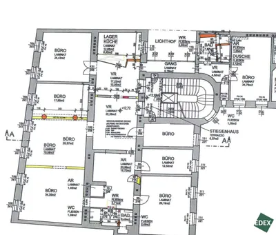 6-Zimmer-Gewerbeimmobilie mieten in Wien – 278 m², € 5.925 – Bild 24 von 24