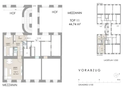 1-Zimmer-Wohnung kaufen in Wien – 44,74 m², € 249.000 – Bild 16 von 16