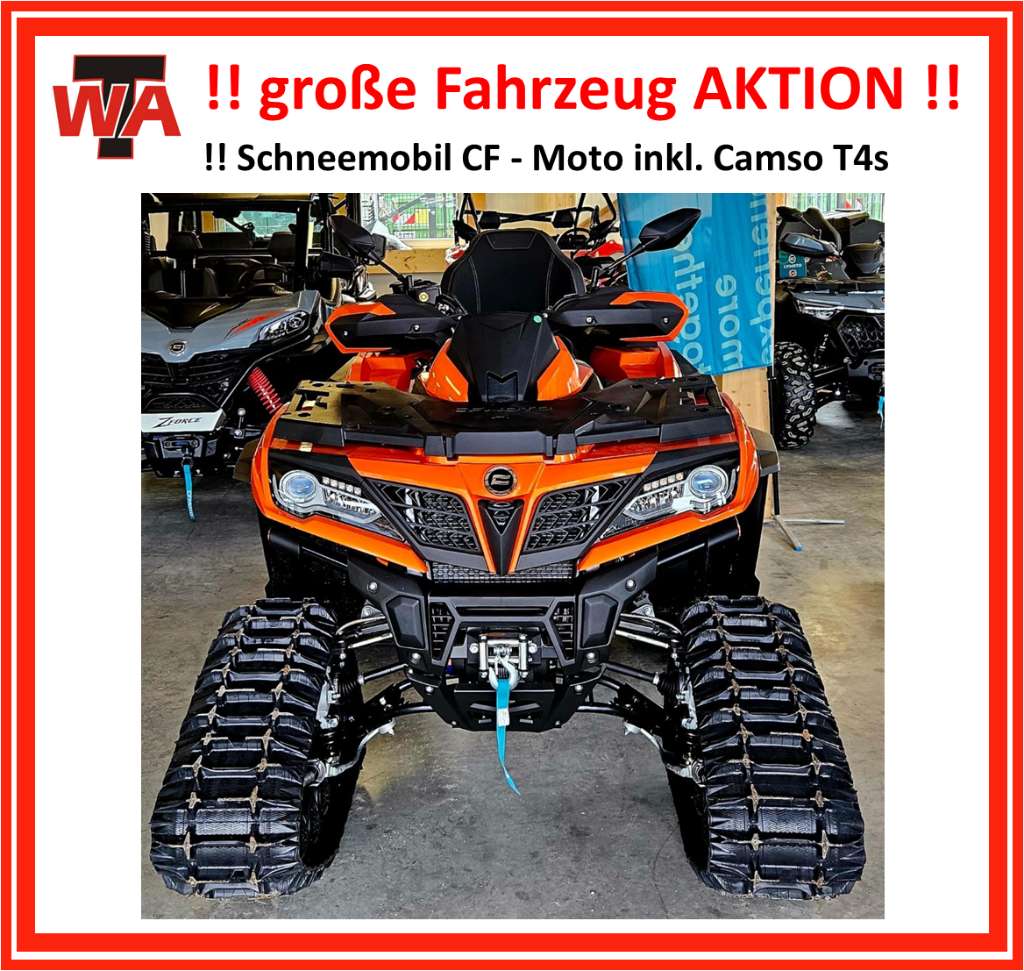 CF-Moto CForce 1000 V2 4x4 DLX inkl. Camso T4S Raupenfahrwerk ** Winter Snow Edition ** LAGER...