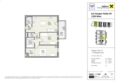 3-Zimmer-Wohnung kaufen in Wien – 76,63 m², € 548.200 – Bild 6 von 6