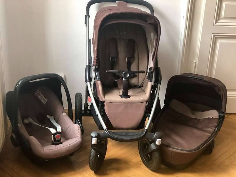 MAXI COSI Kinderwagen-Set mit ISOFIX Basisstation fr Auto,  150,- (1110  Wien) - willhaben