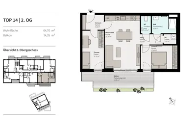 3-Zimmer-Wohnung kaufen in Wien – 64,68 m², € 382.000 – Bild 16 von 20