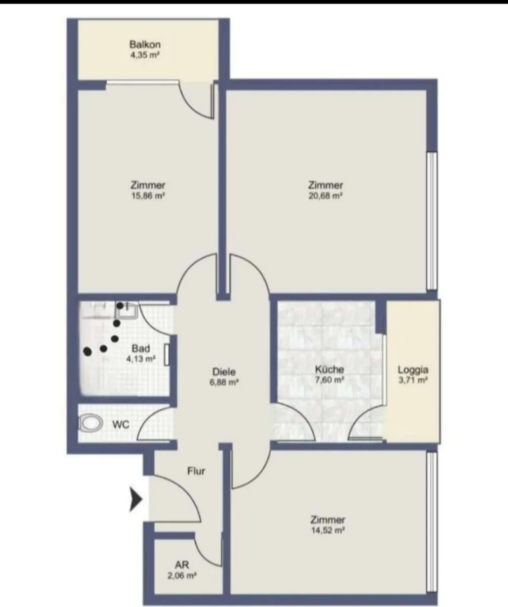 Wohnung – Innsbruck, Pradl - Ansicht 2