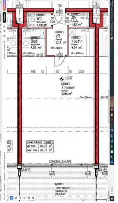 1-Zimmer-Wohnung mieten in Wien – 67,77 m², € 1.216 – Bild 9 von 9