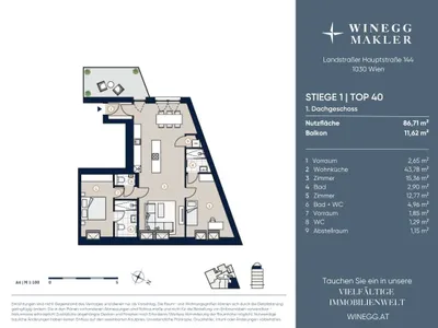 3-Zimmer-Wohnung kaufen in Wien – 84,82 m², € 1.089.000 – Bild 13 von 13