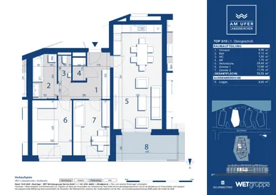 3-Zimmer-Wohnung kaufen in Wiener Neustadt Land – 72,72 m², € 341.800 – Bild 7 von 7