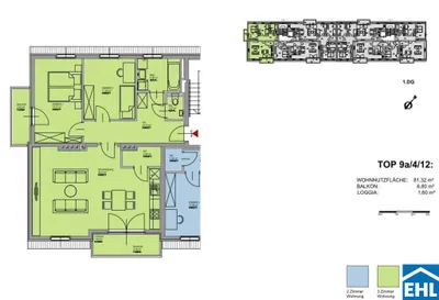3-Zimmer-Wohnung mieten in Wien – 81,32 m², € 1.550 – Bild 12 von 12