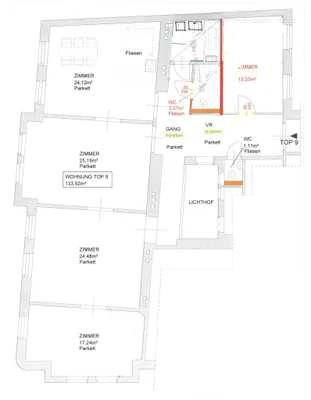 4-Zimmer-Wohnung mieten in Wien – 134 m², € 2.550 – Bild 26 von 26