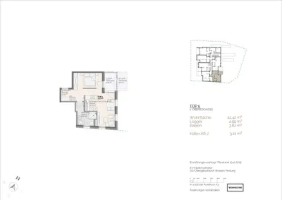 1-Zimmer-Wohnung kaufen in Salzburg Stadt – 42,42 m², € 398.500 – Bild 3 von 4