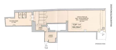 Gewerbeimmobilie mieten in Wien – 181 m², € 6.737 – Bild 10 von 10
