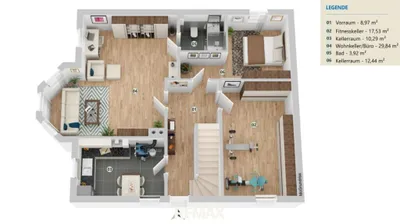 5-Zimmer-Haus kaufen in Gänserndorf – 100 m², € 473.000 – Bild 42 von 43