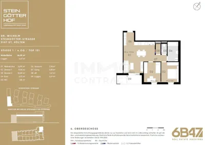 3-Zimmer-Wohnung kaufen in Sankt Pölten – 64,05 m², € 222.000 – Bild 17 von 17