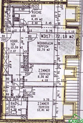 3-Zimmer-Wohnung mieten in Wien – 71,83 m², € 1.192 – Bild 3 von 3