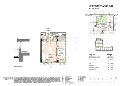 2-Zimmer-Wohnung kaufen in Wien – 37,07 m², € 217.300 – Bild 11 von 11