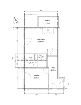 2-Zimmer-Wohnung kaufen in Graz-Umgebung – 54,09 m², € 129.000 – Bild 28 von 28