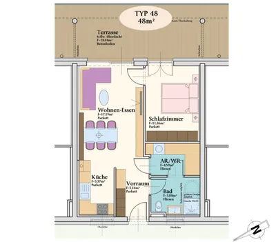 2-Zimmer-Wohnung mieten in Hartberg-Fürstenfeld – 48,75 m², € 711 – Bild 17 von 17