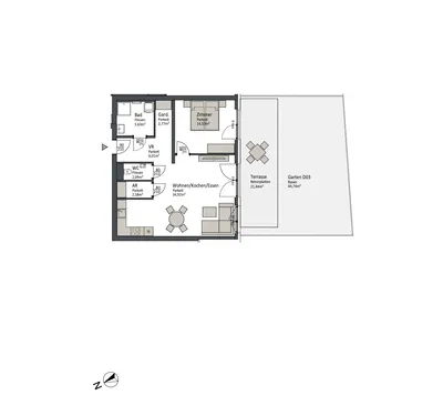 2-Zimmer-Wohnung kaufen in Villach – 68 m², € 284.900 – Bild 2 von 5