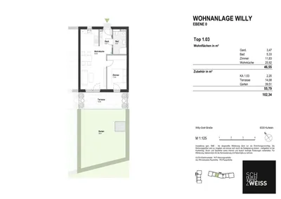2-Zimmer-Wohnung kaufen in Kufstein – 46,55 m², € 391.000 – Bild 8 von 8