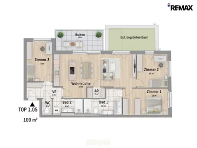 4-Zimmer-Wohnung kaufen in Wien – 109,06 m², € 679.900 – Bild 13 von 13