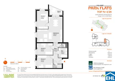 4-Zimmer-Wohnung kaufen in Wien – 92,91 m², € 738.000 – Bild 12 von 12