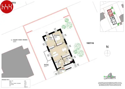 Wohnung kaufen in Salzburg Stadt – 63,18 m², € 529.000 – Bild 2 von 2