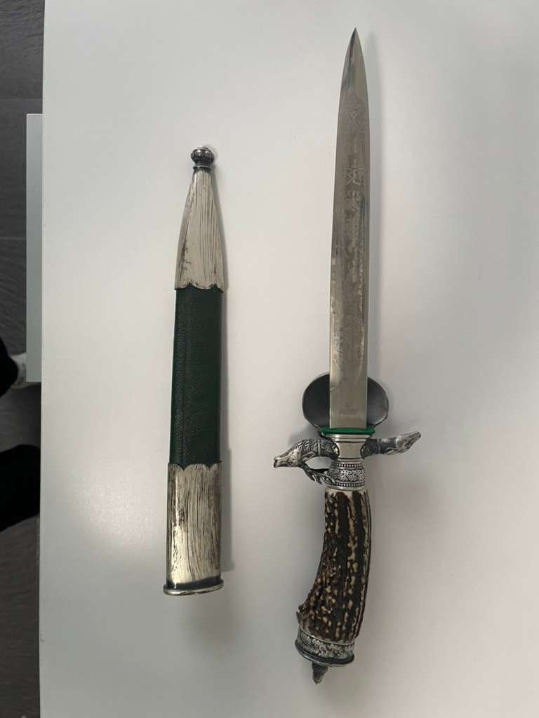 Antikes Jagdmesser mit Säge, € 50,- (3430 Tulln an der Donau