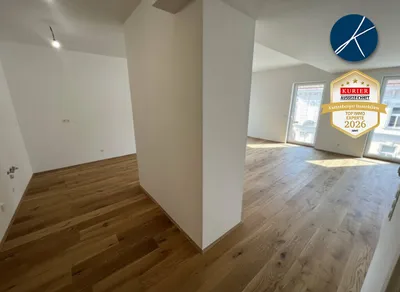 *Superprojekt: ''Über den Baumwipfeln" TOP 49 Sonnige 3 Zimmer + Küche *MIT ZWEI TRAUMHAFTEN WEST-LOGGIEN*