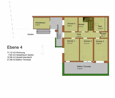 5-Zimmer-Wohnung mieten in Innsbruck-Land – 130,79 m², € 2.104 – Bild 22 von 22