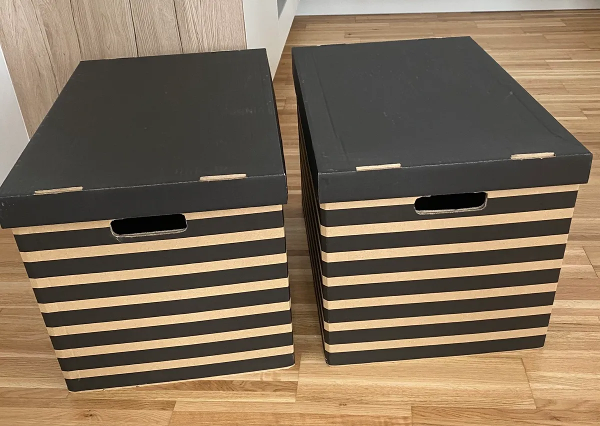 kompde Kommode mit 6 Schubladen - Blau Pflanz Schale Rattan klein