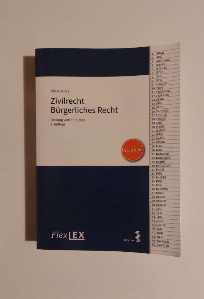 FlexLex Zivilrecht/ Bürgerliches Recht, Zankl 2022