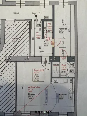 2-Zimmer-Wohnung kaufen in Wien – 55,31 m², € 310.000 – Bild 9 von 9
