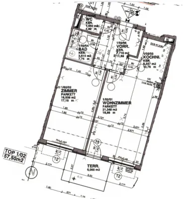 2-Zimmer-Wohnung mieten in Krems an der Donau – 57,09 m², € 743 – Bild 3 von 3