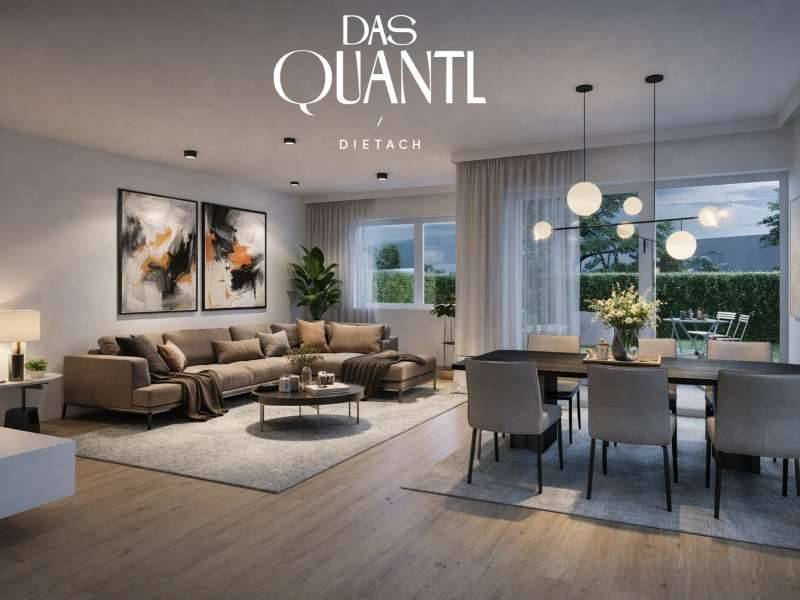 KURZFRISITG BEZIEHBAR: DOPPELHAUS 132 M² DAS QUANTL DIETACH - Ansicht 2