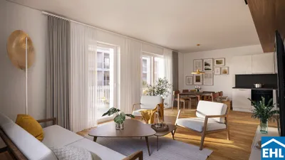 2-Zimmer-Wohnung mieten in Mödling – 49,59 m², € 1.178 – Bild 1 von 12