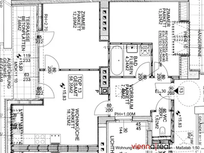 3-Zimmer-Wohnung mieten in Wien – 58,35 m², € 1.300 – Bild 43 von 43