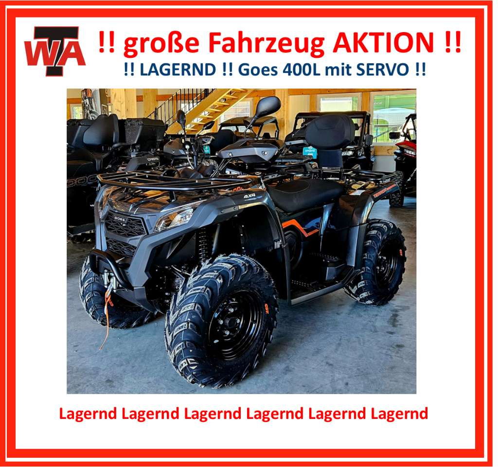 CF-Moto CForce GOES Terrox 400 DLX 4x4 EPS Servo !! ** LAGERND LAGERND ** TOP Einsteiger ATV ...