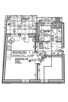 Wohnung mieten in Zwettl – 44,68 m², € 616 – Bild 3 von 3