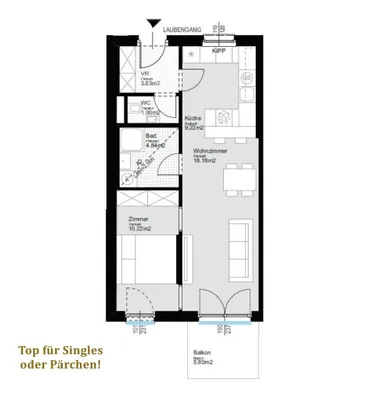 2-Zimmer-Wohnung kaufen in Wien – 48,2 m², € 195.000 – Bild 25 von 25