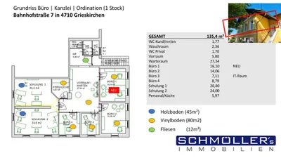 Gewerbeimmobilie mieten in Grieskirchen – 135 m², € 1.490 – Bild 12 von 12