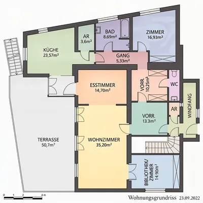 3-Zimmer-Wohnung mieten in Wien – 156 m², € 2.600 – Bild 20 von 20