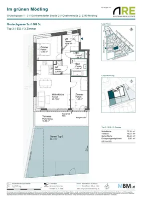 3-Zimmer-Wohnung kaufen in Mödling – 73,35 m², € 489.500 – Bild 11 von 11