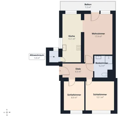 3-Zimmer-Wohnung kaufen in Graz – 67,5 m², € 269.000 – Bild 15 von 15