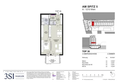 2-Zimmer-Wohnung kaufen in Wien – 50,32 m², € 296.200 – Bild 6 von 6