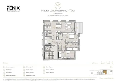 4-Zimmer-Wohnung kaufen in Wien – 117,32 m², € 965.000 – Bild 5 von 6