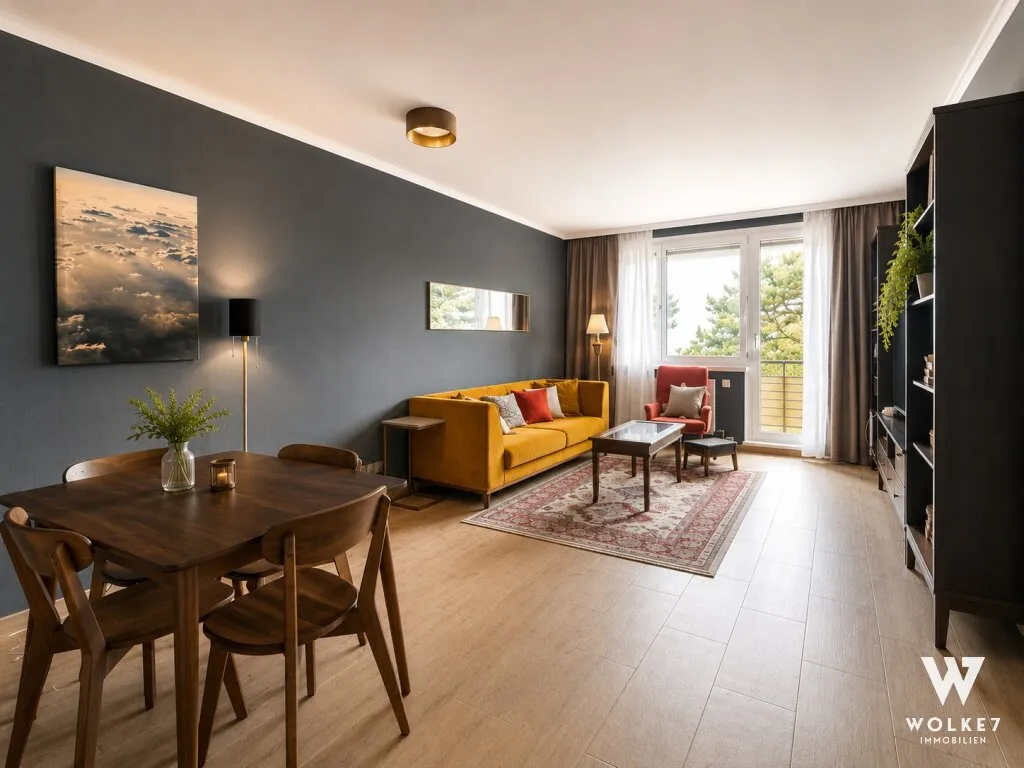 Stilvoll wohnen in Bestlage: 96m² möbliert mit Loggia & Kahlenbergblick Nähe Olympiapark | Obkirchergasse - Ansicht 2