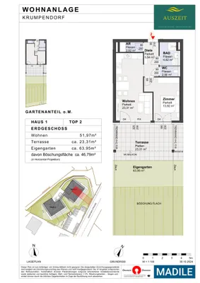 2-Zimmer-Wohnung kaufen in Klagenfurt Land – 51,97 m², € 341.500 – Bild 6 von 6