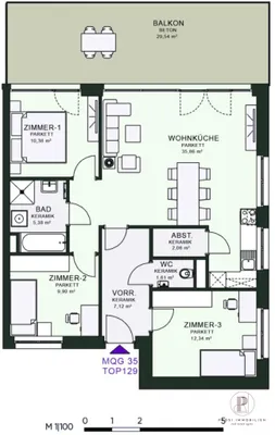 1-Zimmer-Wohnung mieten in Graz – 50 m², € 800 – Bild 14 von 14