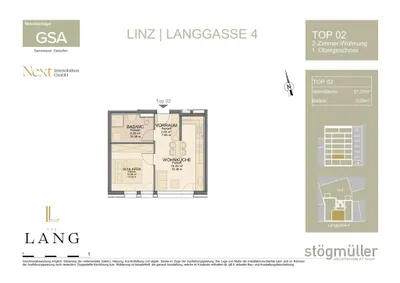 4-Zimmer-Wohnung kaufen in Linz – 79 m² – Bild 9 von 9