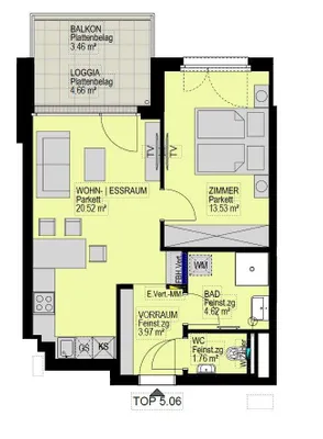 2-Zimmer-Wohnung mieten in Wien – 44,4 m², € 959 – Bild 26 von 26
