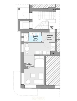 1-Zimmer-Wohnung kaufen in Wien – 34,52 m², € 255.000 – Bild 16 von 16